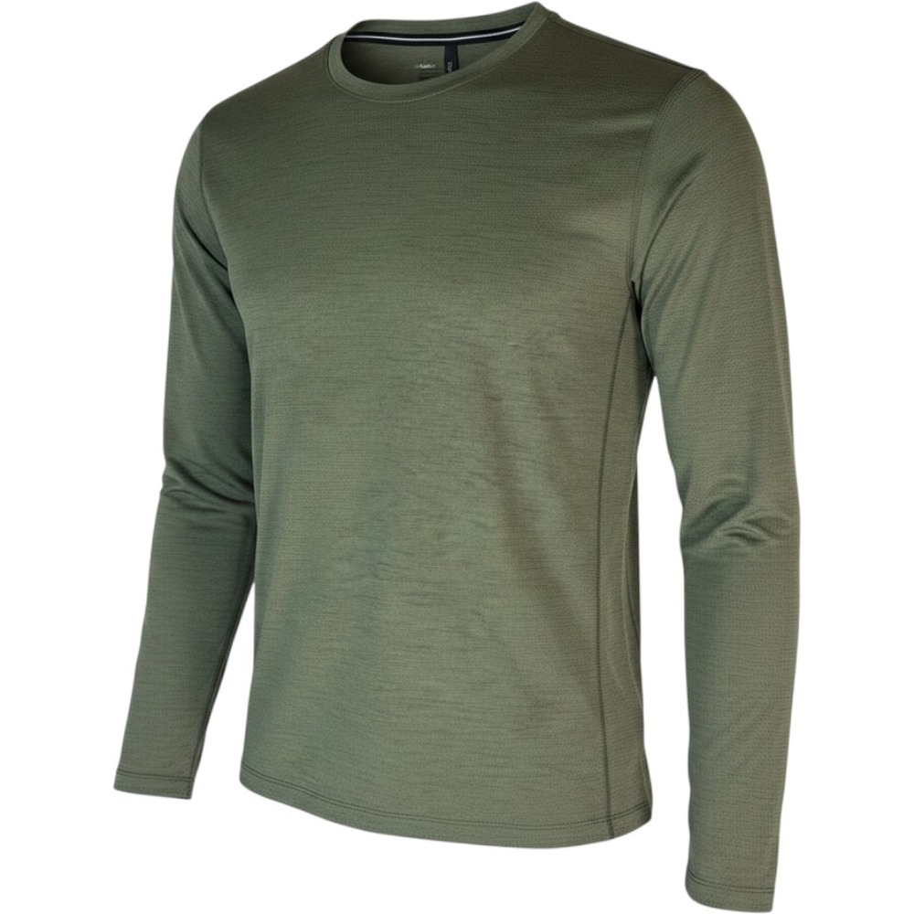 Ten Thousand Interval Long Sleeve Shirt Mens Medium OD Green TTKT014V2 NWT